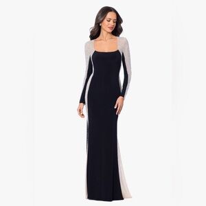 JILLIAN LONG SLEEVE CAVIAR DRESS